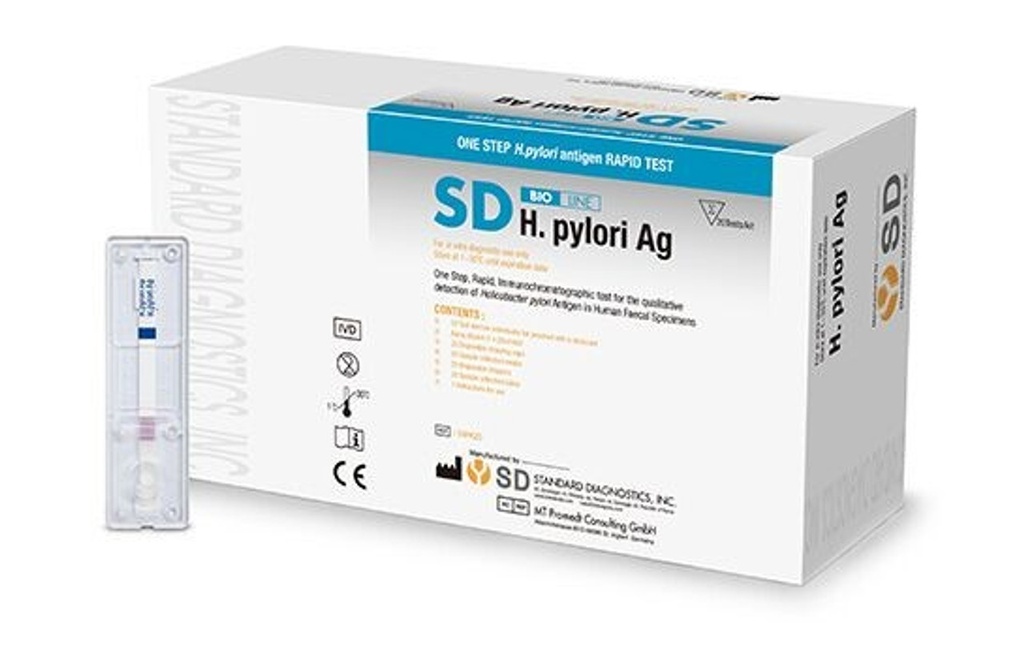 H. pylori Ag rapid test - 20 tests/kit