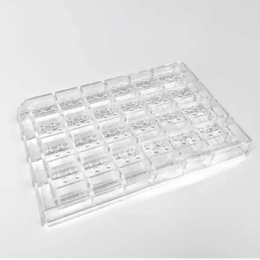 [0414-MAR-102-0004-00] Intelli-Plate 24-4 24-wells sitting drop plate for crystallization screening and optimization - 120 plates